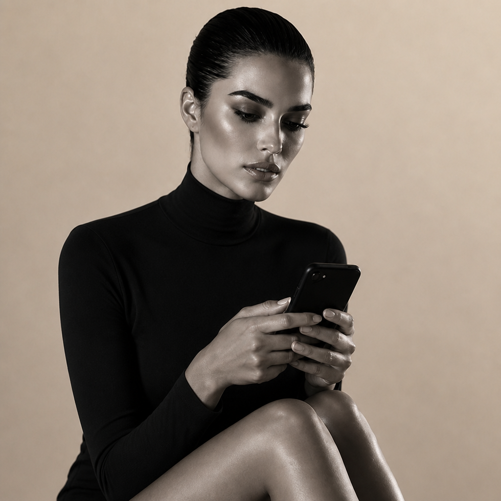 stacyonfone meme — looking at the fone